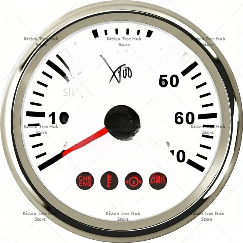 Pointer tachometer 7000 rpm with alarm light modified car marine tachometer