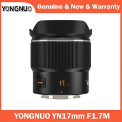YONGNUO YN17mm F1.7M Auto Focus Standard Prime Lens, Mirrorless Micro Four Thirds, Compatible with Olympus and Panasonic Cameras