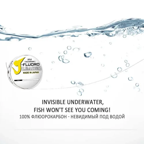 Imagen 2 del producto Línea de pesca líder de fluorocarbono DAIWAJ-FLUORO: longitud: 50M y 100M, tamaño: línea líder de fibra de carbono de 4-80lb PESCA