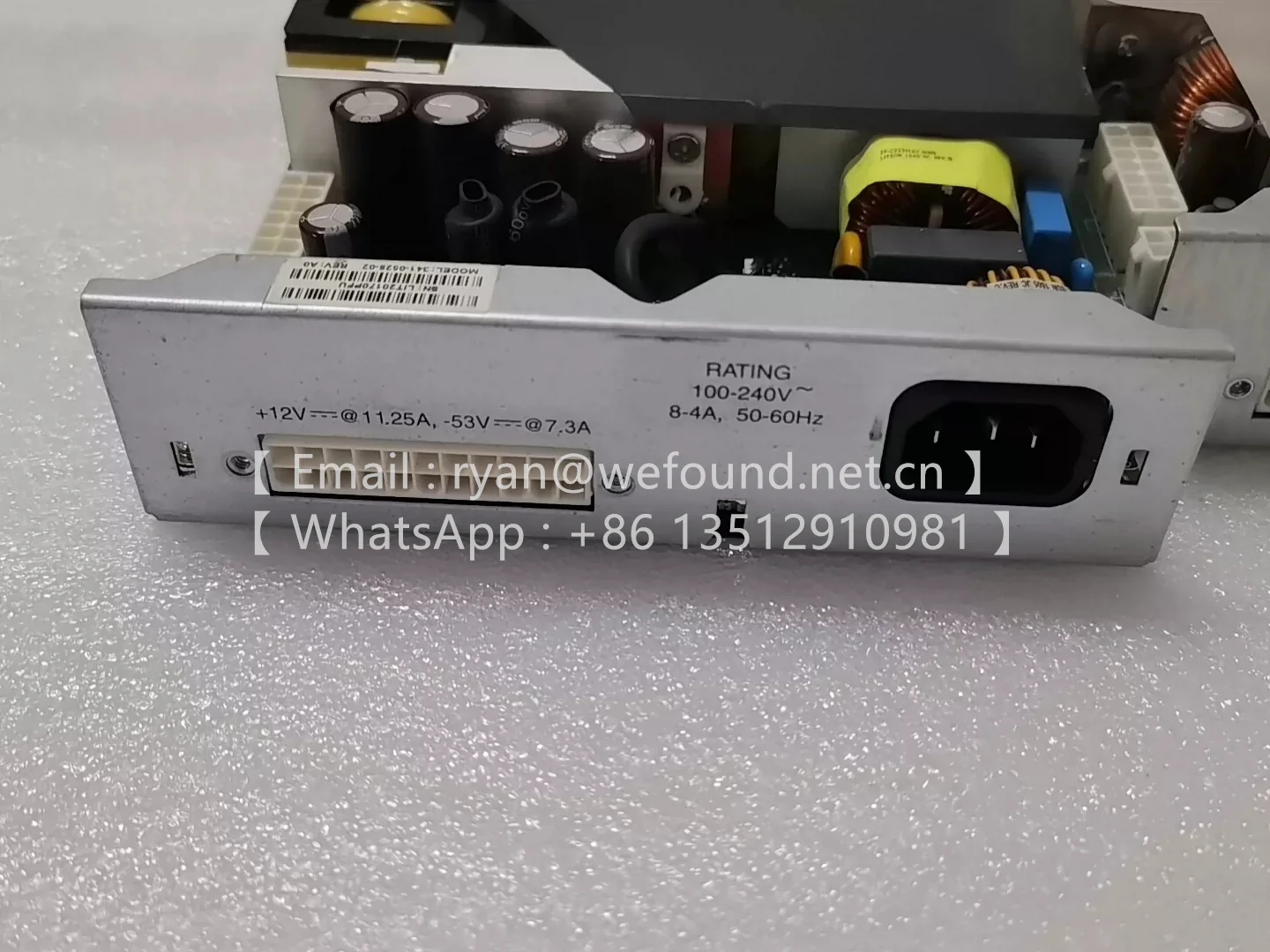 341-0528-01 341-0528-02 is used for 2960X series switch power module