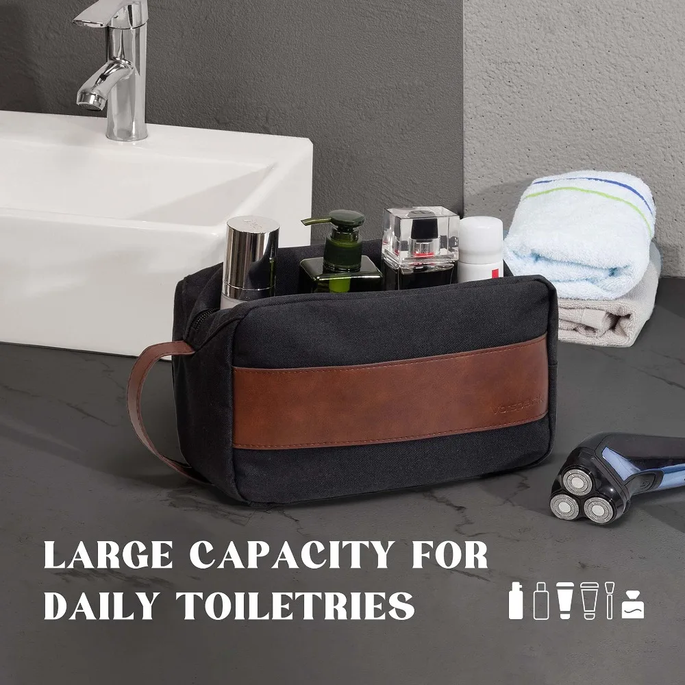 

New Waterproof Man Wash Bag Lightweight Large Capacity Mens Toiletry Bag Leisure Wash Pouch