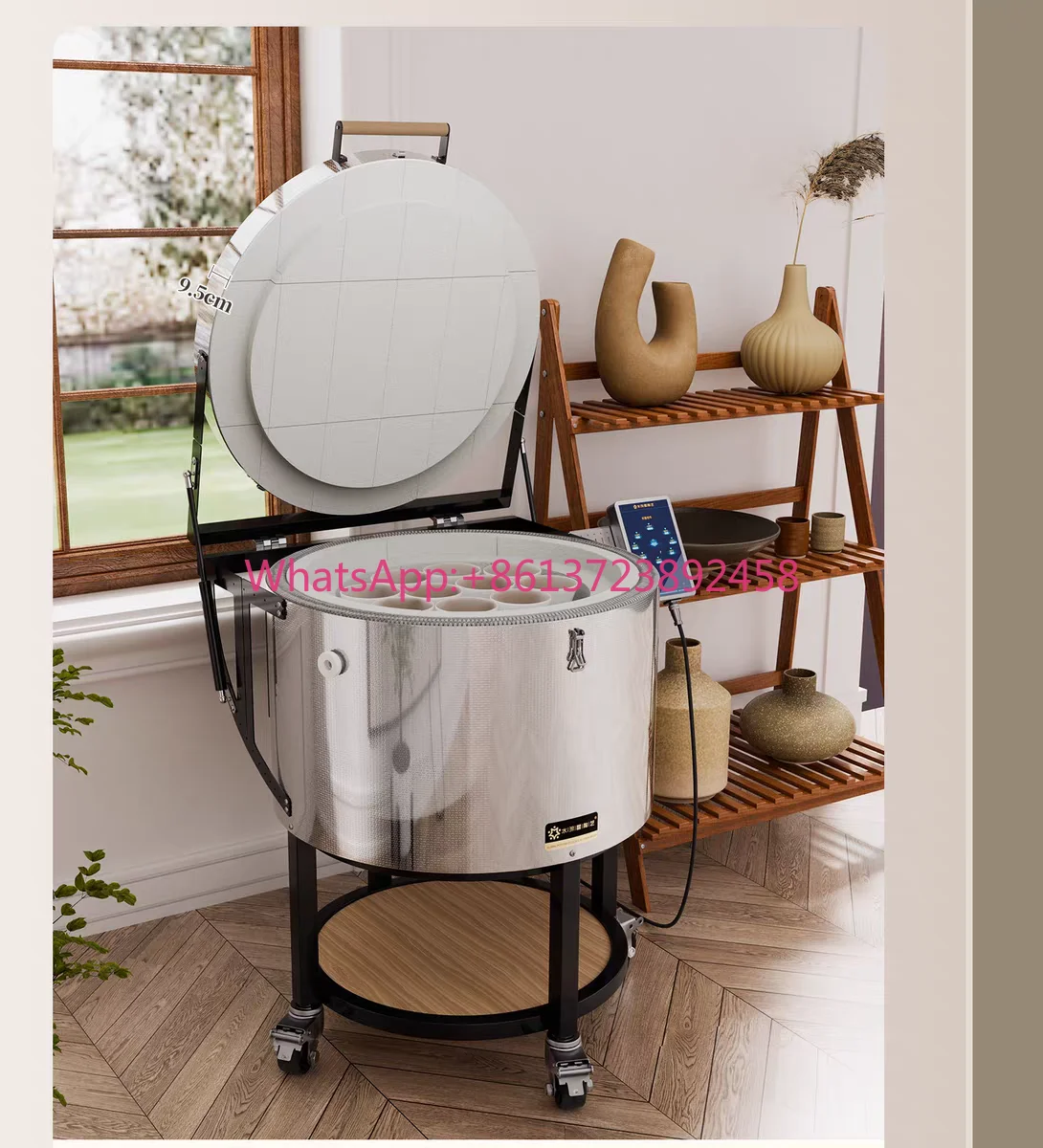 Small Household Electric Ceramic Kiln Round Resistance Furnace for Craft Heating for Craft Work