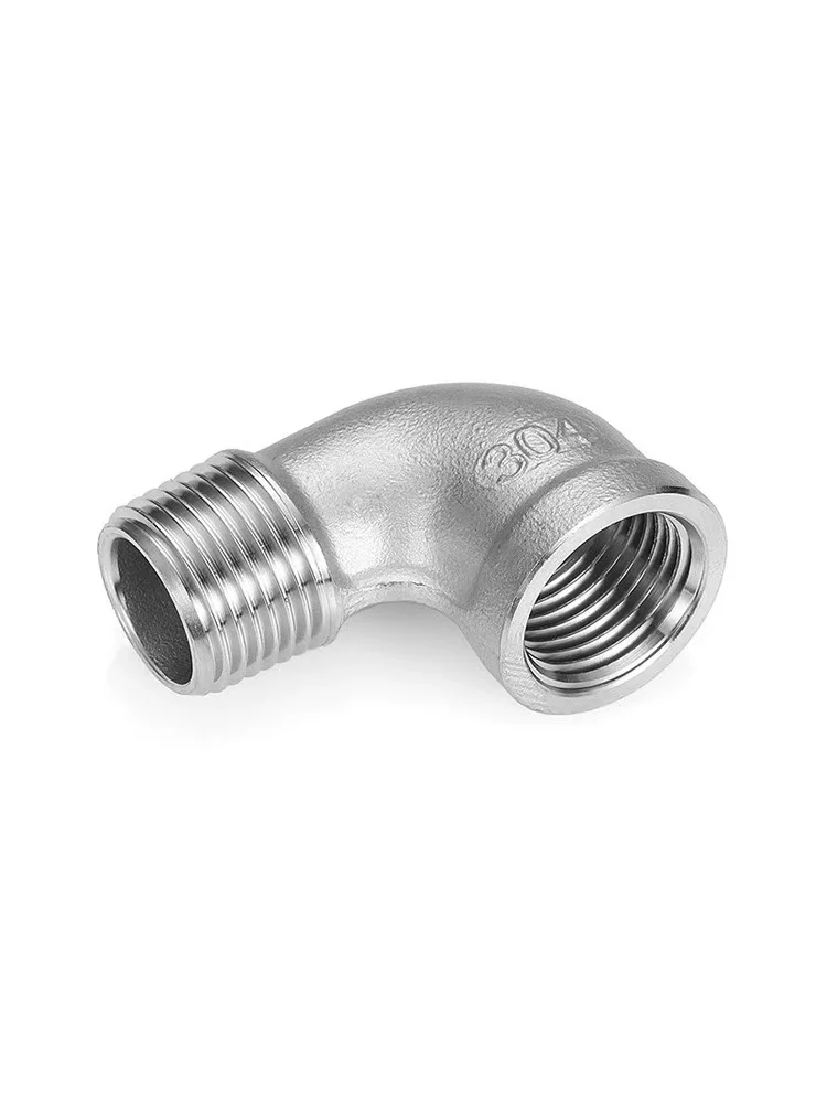304/316L stainless steel internal and external thread elbow 90 degree internal thread to external thread elbow