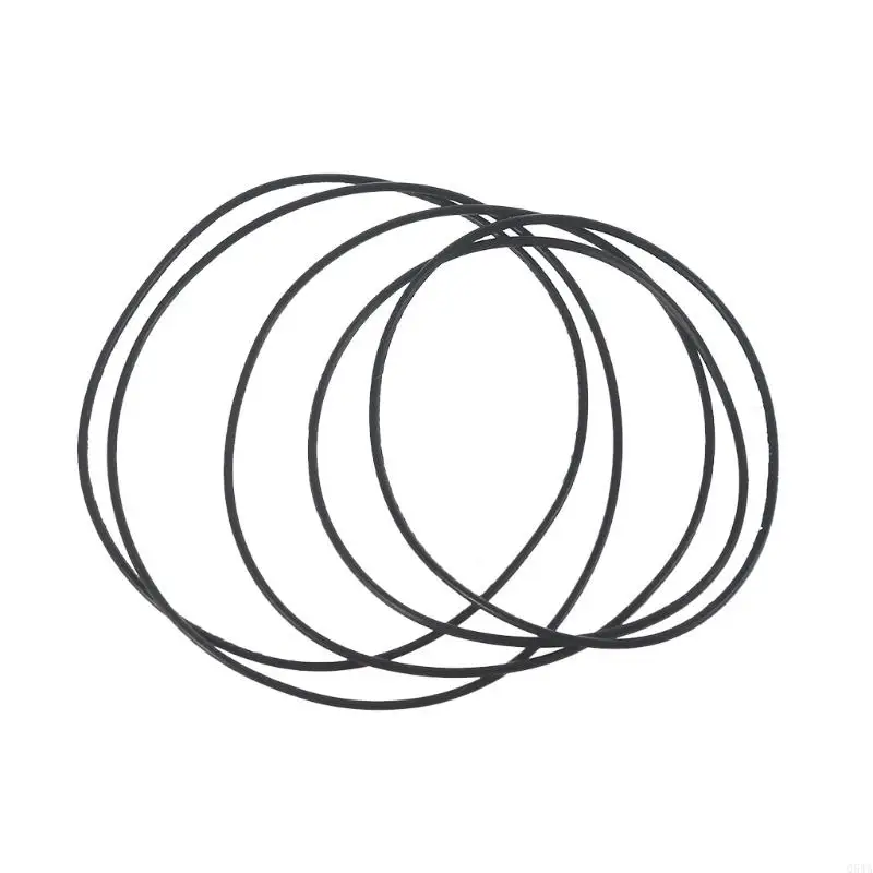 Q5WA 20pcs/حزمة حزمة حزام حزام الدافع الدائري القطر 1 مم طراز Rubber Ring DIY MODEL