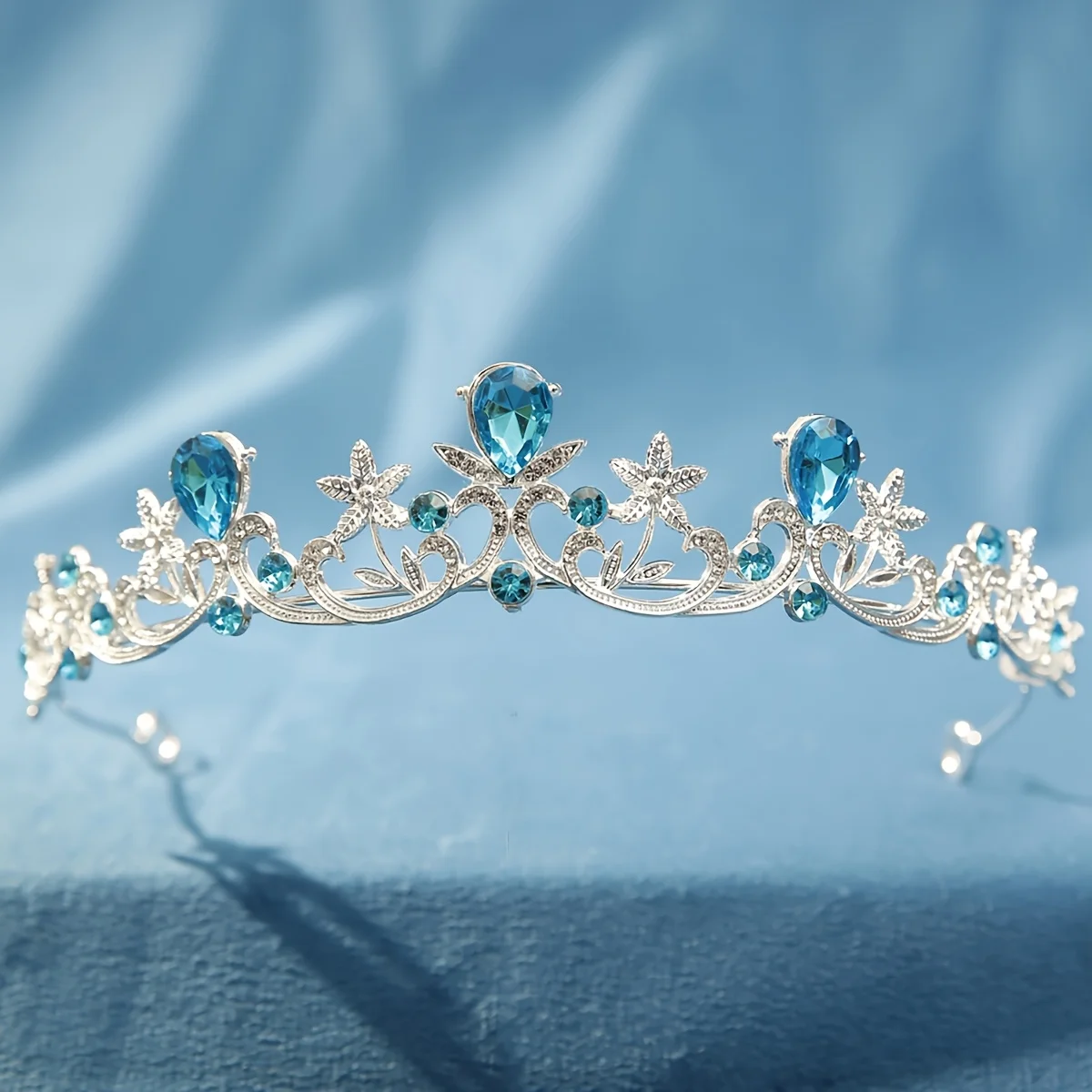 1 colorful fashion faux crown, bohemian fairy flower bridal headdress, suitable for women's birthdays, parties accessories image 5