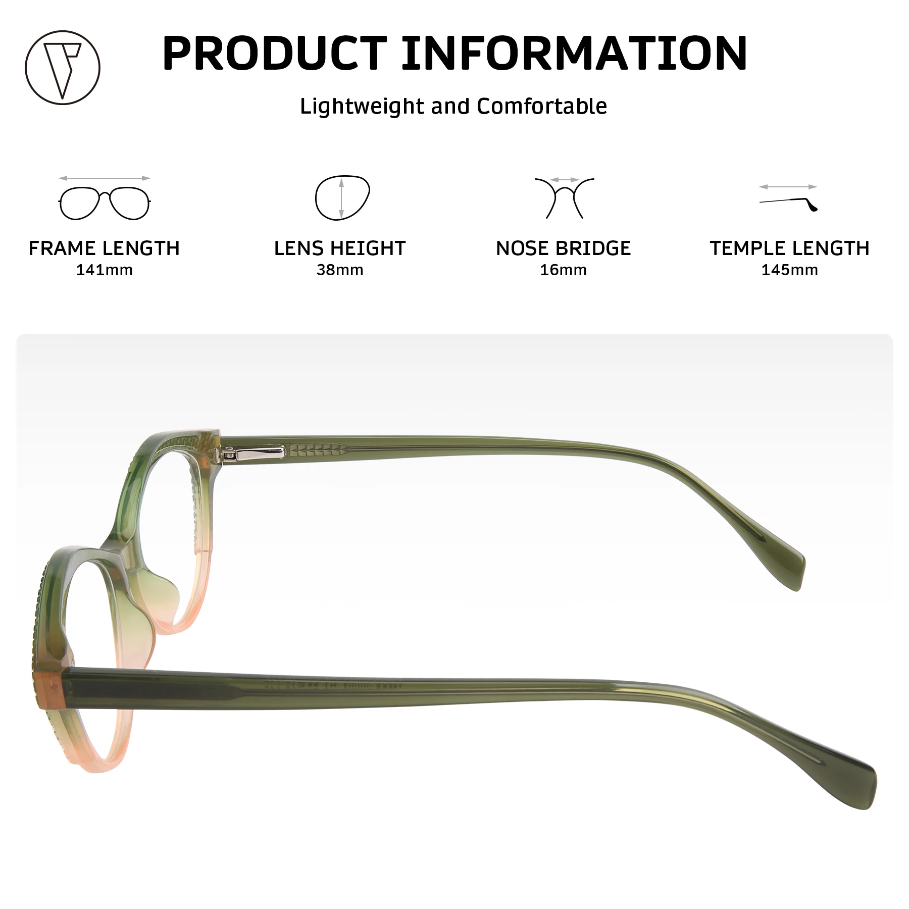 نظارات شمسية ONDEX Fashion للجنسين للرجال والنساء نظارات شمسية مستقطبة أنيقة للحماية من الأشعة فوق البنفسجية لركوب الدراجات والقيادة وصيد الأسماك