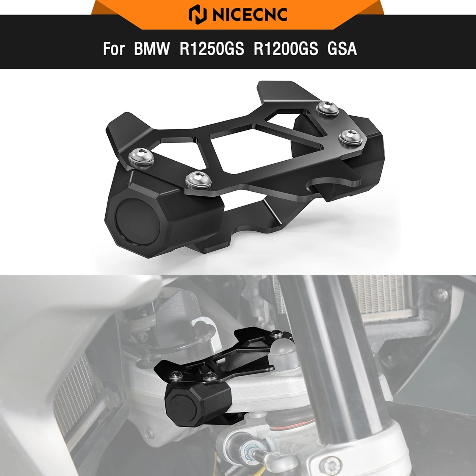 

For BMW R1200GS R1250GS Steering Stop Steering Wheel Limiter R1250GS Adventure GSA 2018-2023 R1200GS R 1200 GS GSA 2016-2018