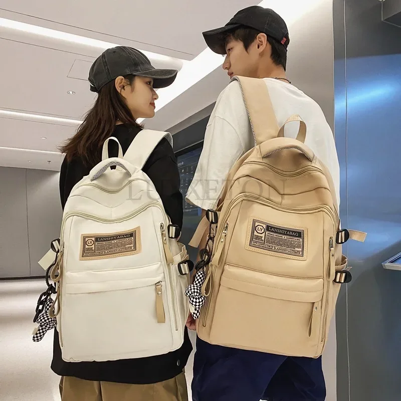 Girls School Bag College Backpack Fashion Women Student School Bag Laptop Canvas Backpack Cute Female Travel Bag