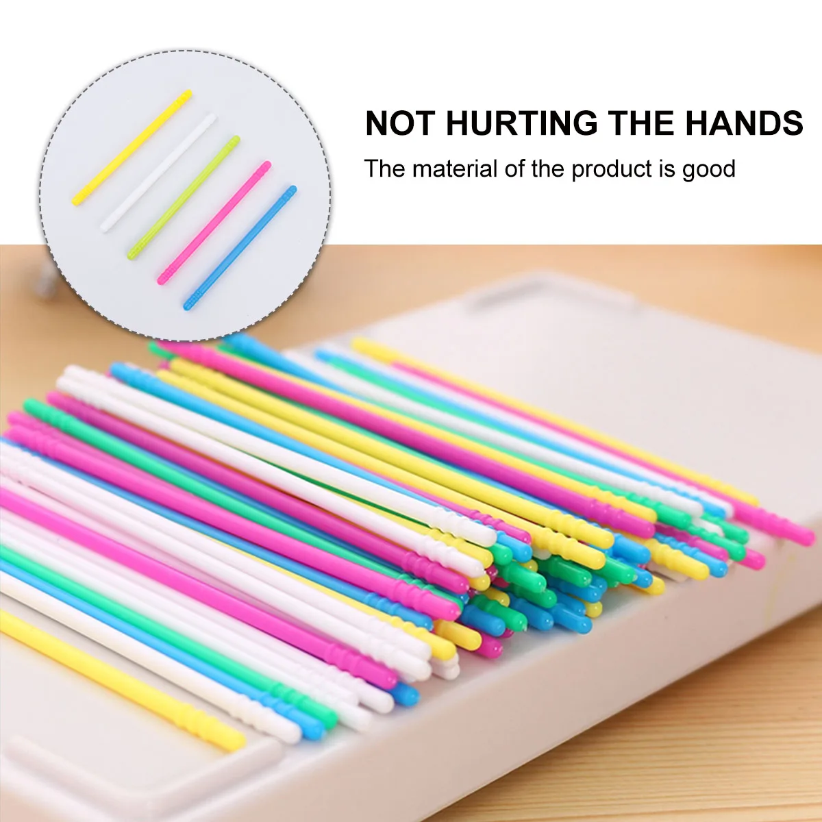 

2 Sets Mathematics Stick Teaching Aids Counting Rods Arithmetic Wooden Colorful Polypropylene Pp Educational Toys Sticks Pupils