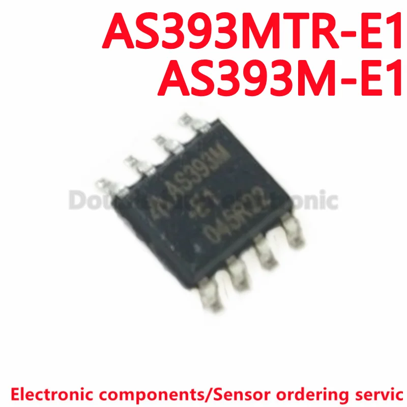 100PCS/500PCS/LOT AS393MTR-E1 AS393M-E1 AS393M AS393 SOP8 LOW POWER LOW OFFSET VOLTAGE DUAL COMPARATORS