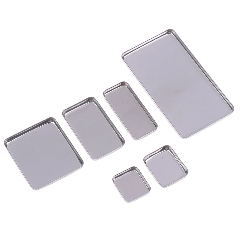 5/10pcs Palette Empty Eyeshadow Tin Pans Makeup Palettes Square Iron Cases for Powder For Nail Art Design