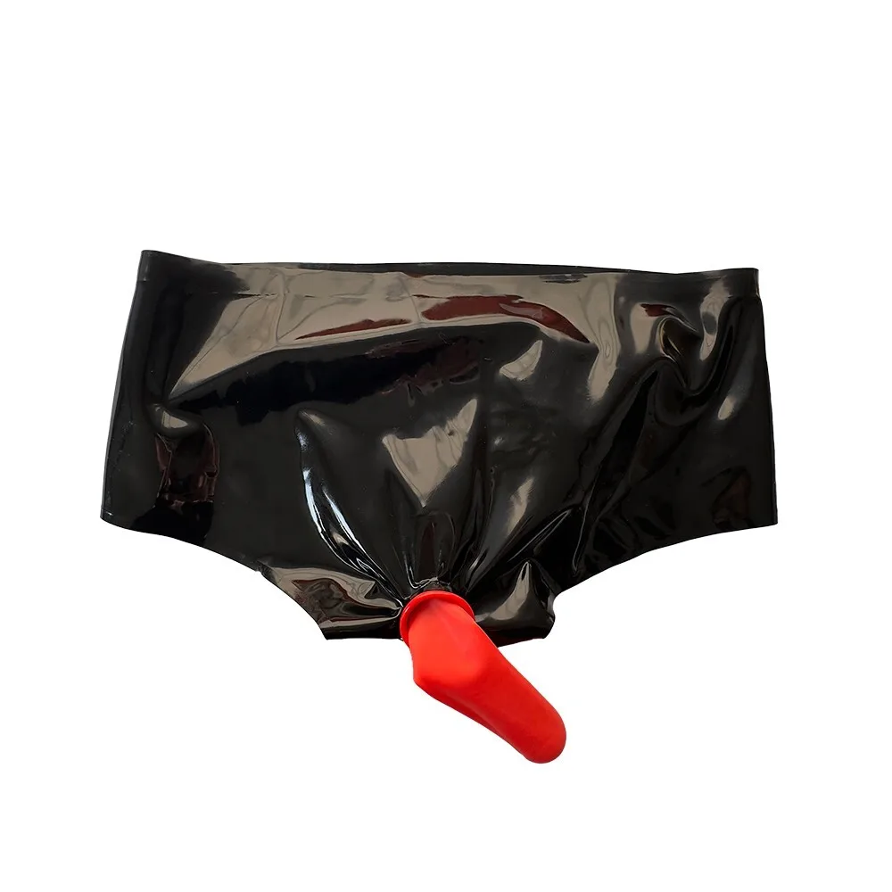 Latex Gummi Anusscheide Fetisch Slips Höschen Anpassen 0,4 mm