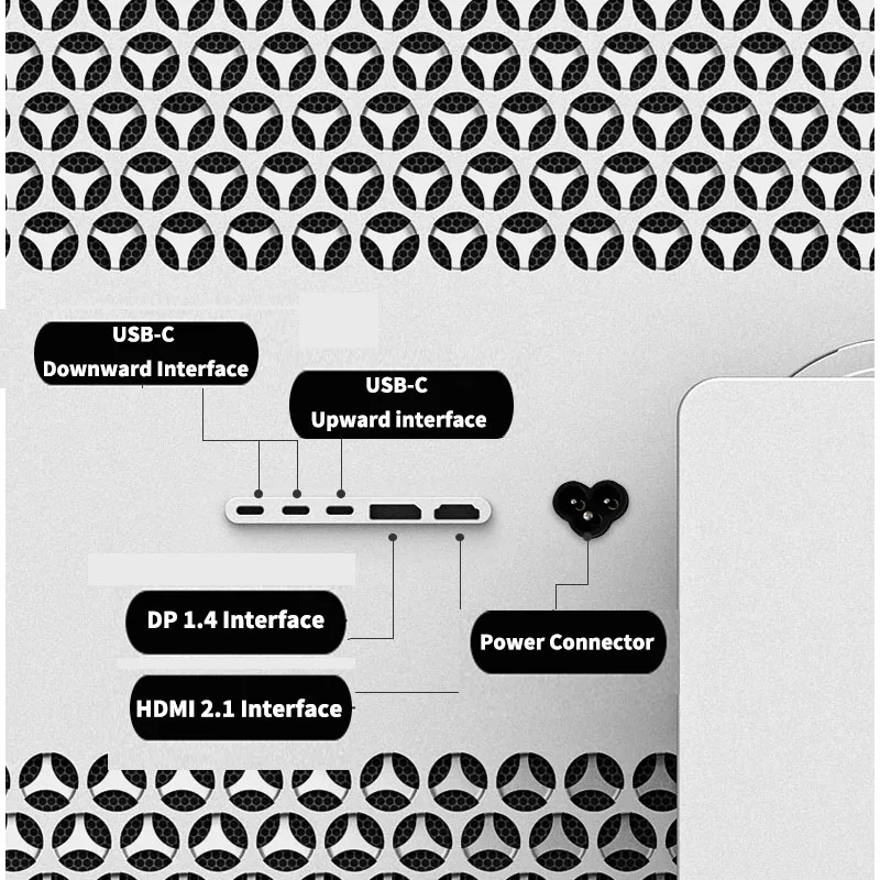 Monitor 27 Inci P27D 4K144Hz 3840x2160 HDMI 2.1 DP 1.4 Port USB-C Monitor Gaming HD Layar HDR10 IPS Panel GLOSSY