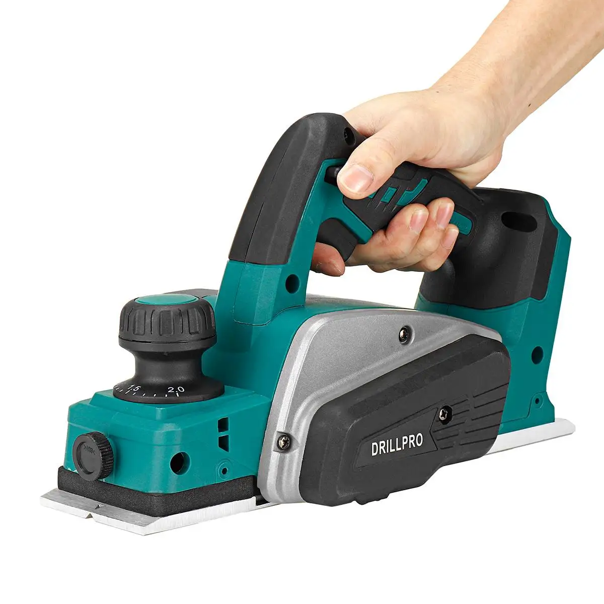Imagem -05 - Drillpro 18v 15000rpm Elétrica Recarregável Plaina sem Fio Handheld Ferramenta de Corte Madeira com Chave para Makita 18v Bateria