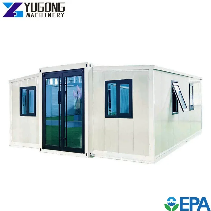 YG Customized 20ft Cheap Luxury Prefabricated Portable Expandable Container Cabin 20 40ft Folding Mobile Prefabricated House