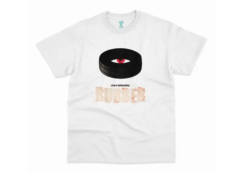 Rubber, Quentin Dupieux, 2010 - HQ Movie Print T-Shirt, Heavyweight Unisex Crewneck