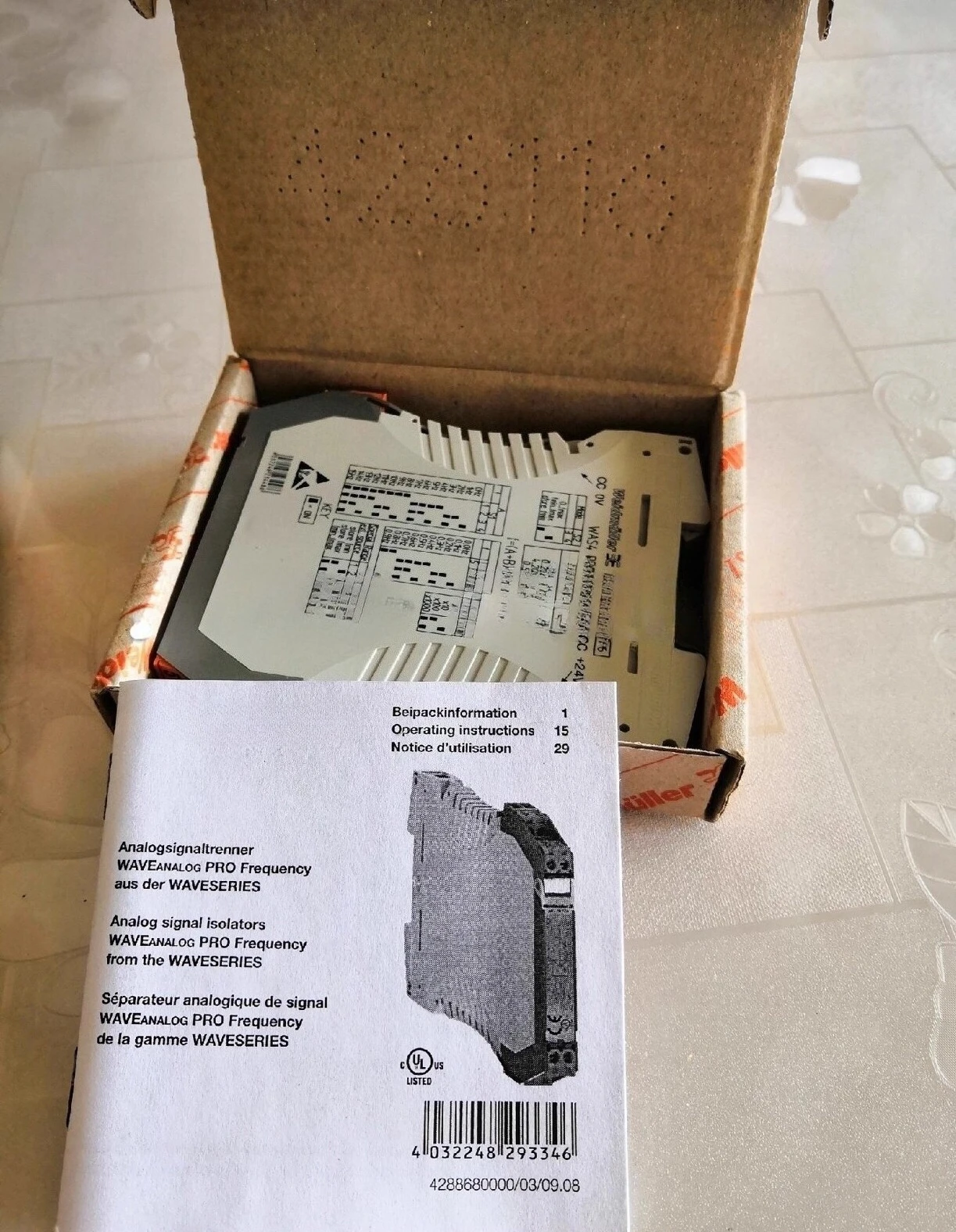 

Signal Isolator 8581180000 WAS4 PRO FREQ Original Spot