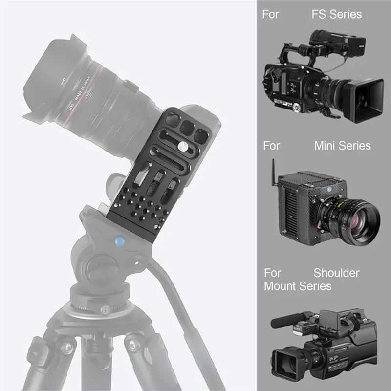 B67C Quick Plate For Canon For Sony For Fujifilm For DJI Gimbal Camera L Bracket, Vertical Horizontal Switch Short Version