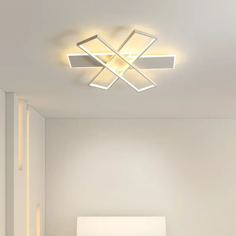 Northern Europe Minimalist LED Ceiling Lamp Modern Simple Circular Net Red Bedroom Main  Household Living Room