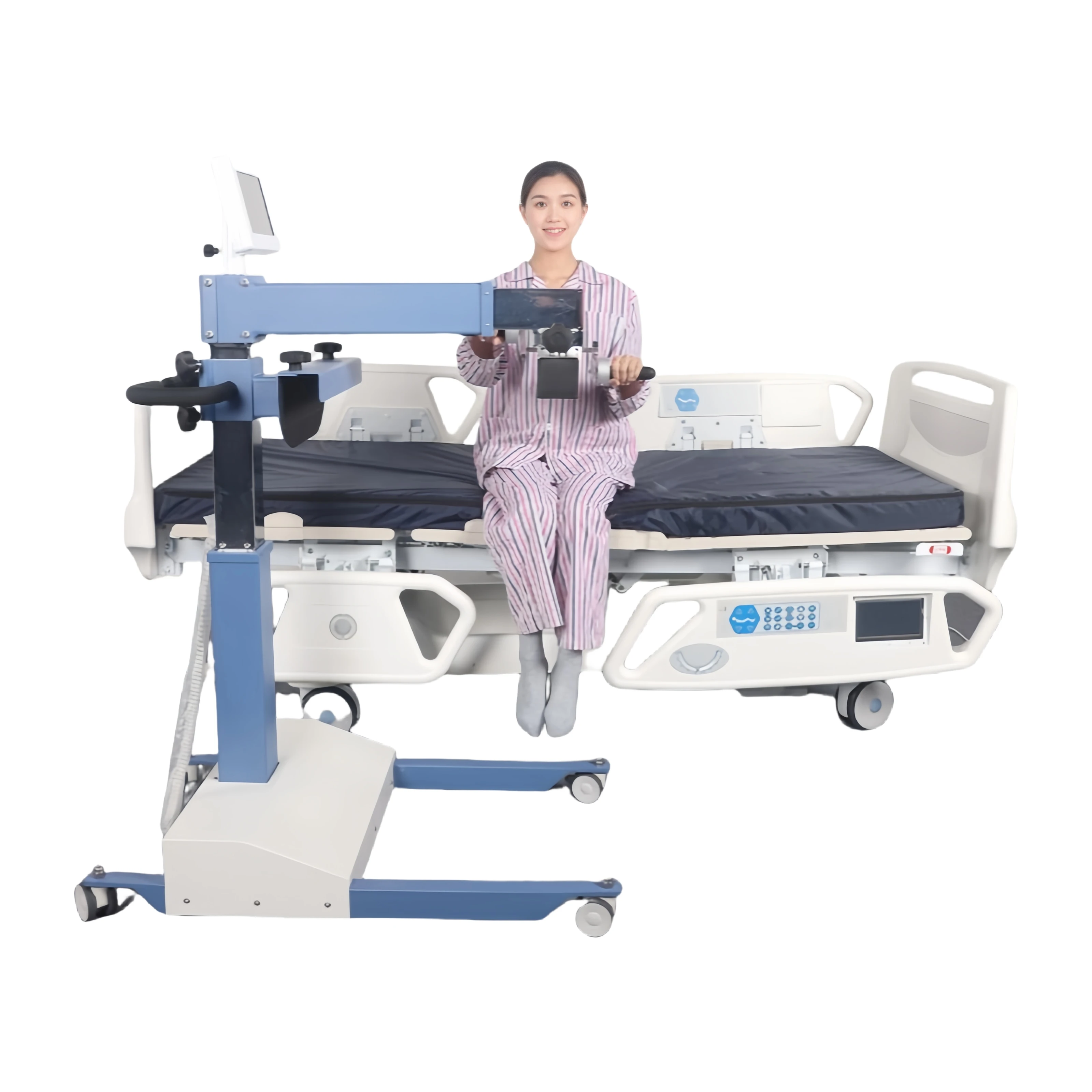 Exercise Therapy Equipment 220V Physical Therapy Exercise Bike For Upper Limb Passive And Active Exerciser