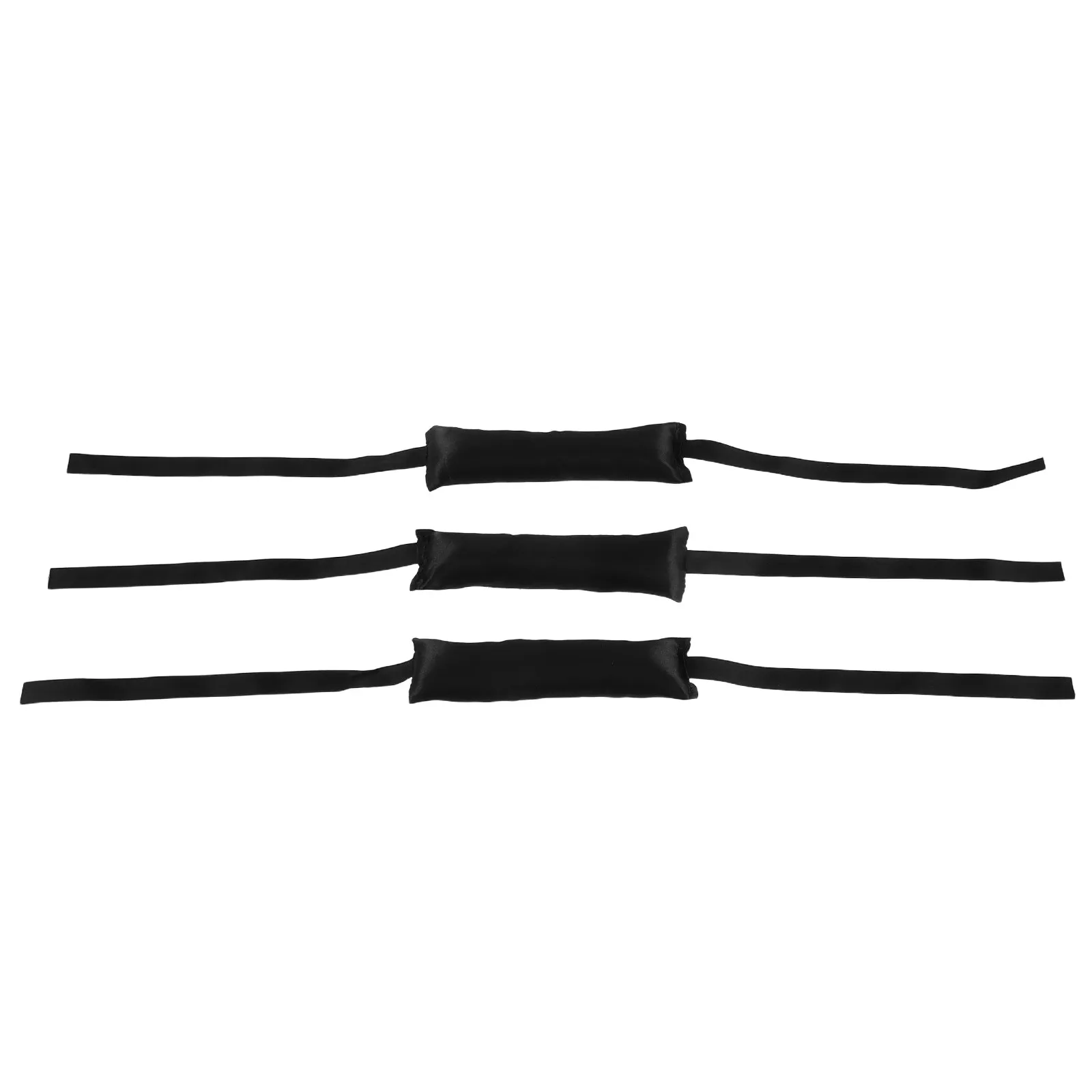 3Pcs Jumbo Heatless Curlers Soft Ribbon Wraps Hair Curling Rods No Damage Overnight Styling Rollers for Long Hair Effortless