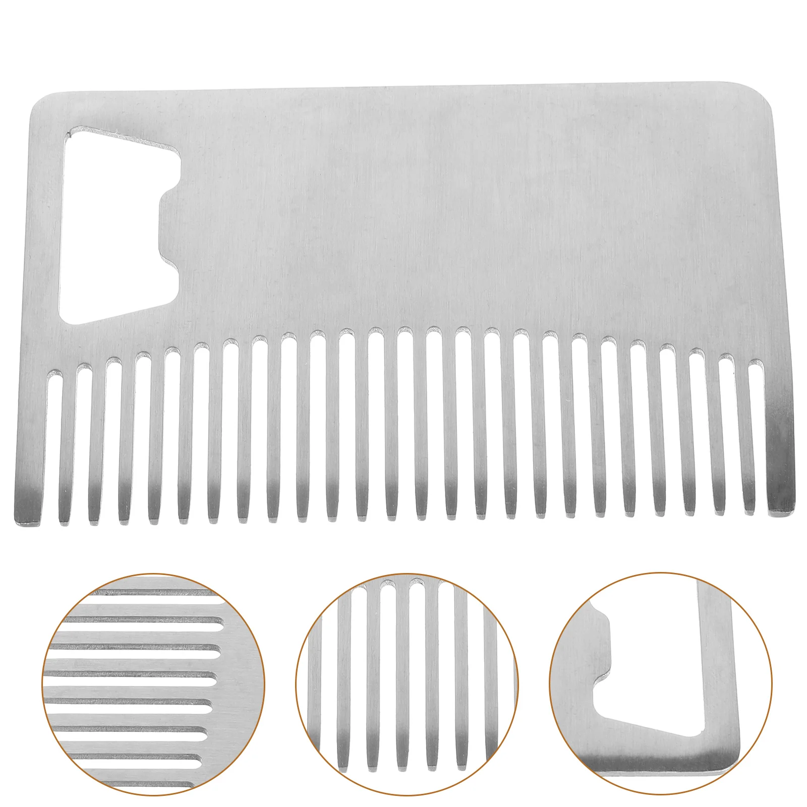 Travel Comb Hair Cutting Barber Stylist for Men Beard Oil Credit Wallet Combs Professional Tools