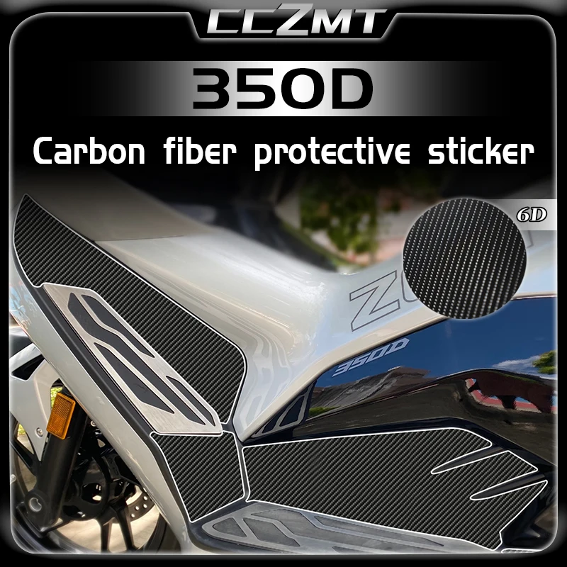 

For ZONTES 350D ZT 350 D 350d 2022 motorcycle sticker 6D carbon fiber protective film body modification accessories