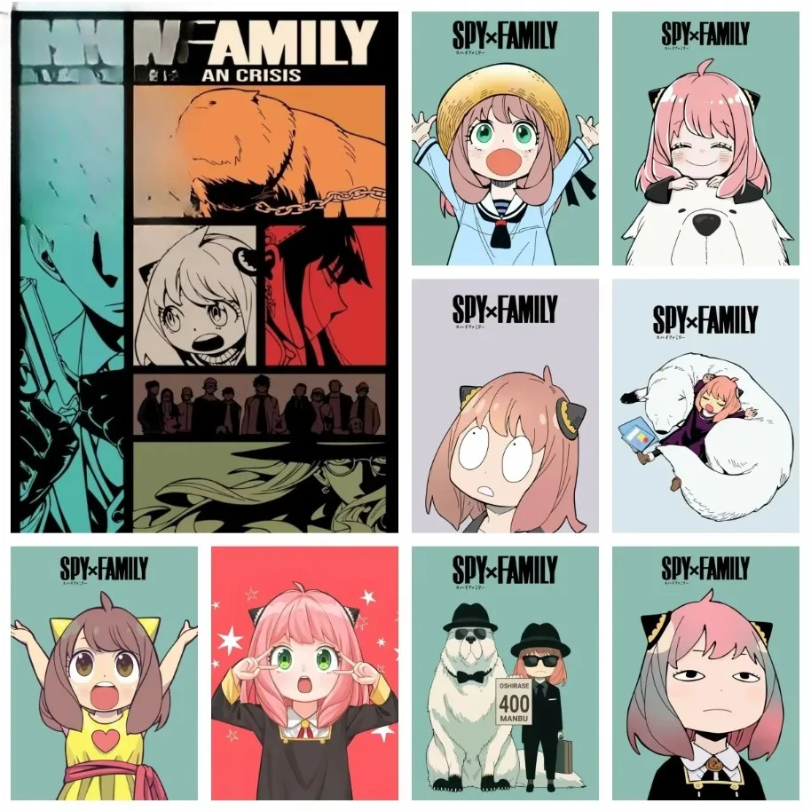 

Популярное аниме Spy X Family Anya 5D DIY комплект алмазной живописи вышивка крестиком домашний декор художественная живопись безрамная