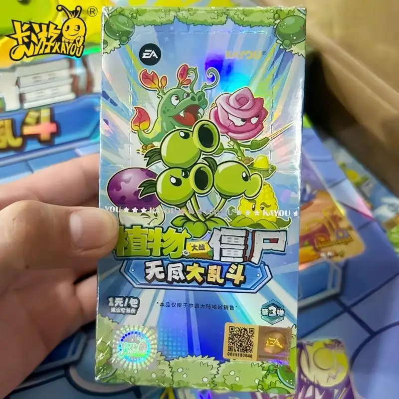 

Подлинная карта KAYOU Plants Vs. Zombies Wonderful Natural Journey Endless Chao Series, коллекционная карта игр, периферийная игрушка, подарок для ребенка