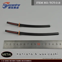 Toycenter TCT-018 1/6 Scale Samurai Knife Metal Model Accessories For 12-inch Soldier Action Figure Body Doll
