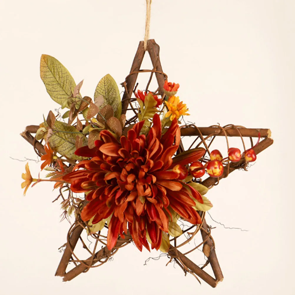 

Simulated Flower Wall Hanging Decor Ornament Hanging Supply Unique Design For Home Wall Decor Thanksgiving