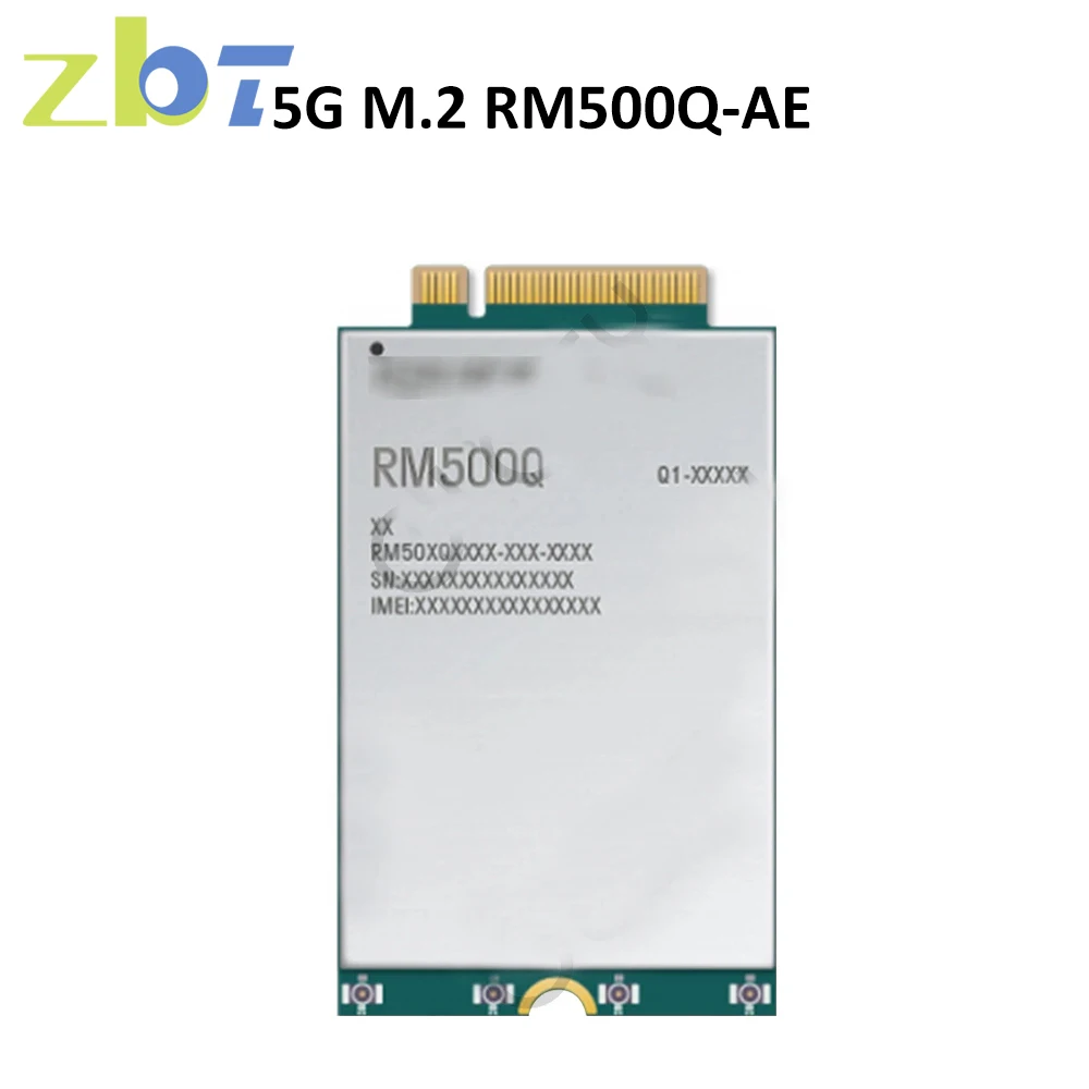 

ZBT 5G Module for WIFI Router M.2 Connector GNSS 5G NR Modem Quectel RM520N CAT20 for Europe USA Asia Brand New