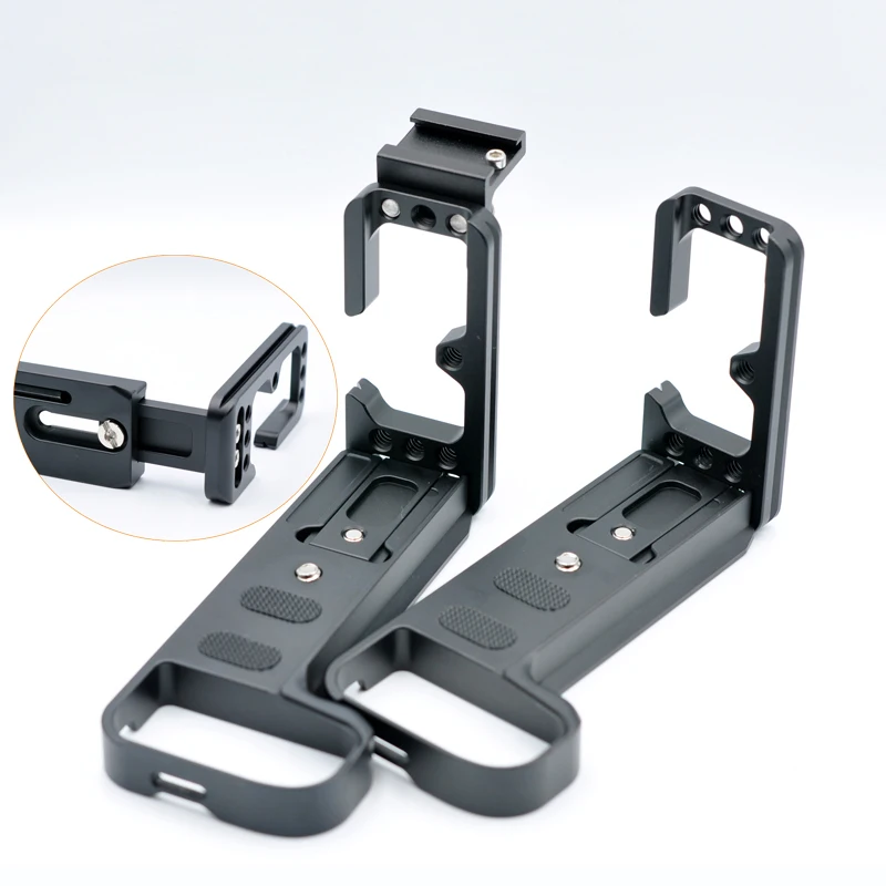 Para fuji X-S10 fujifilm xs10 extensão da câmera l suporte de aperto de mão placa titular