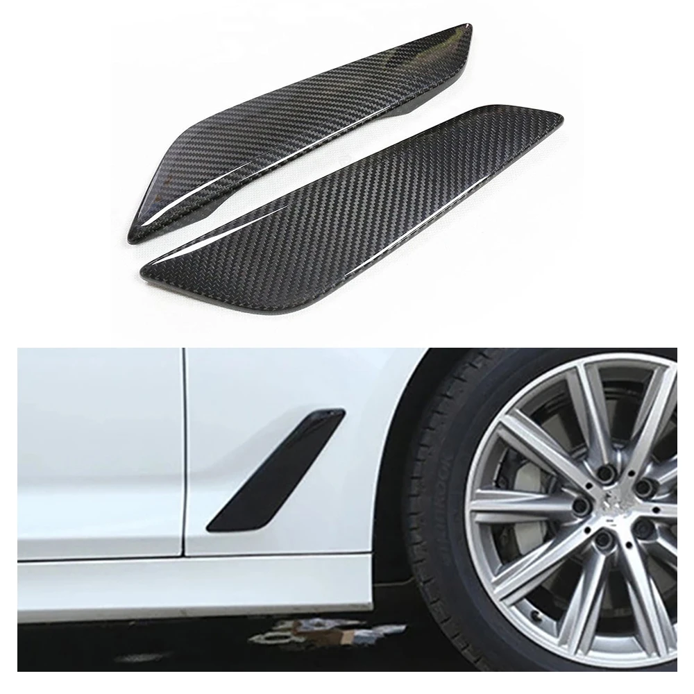

For BMW 5 Series G30 2021-UP Dry Carbon Fiber Universal Car Spoilers Front Bumper Canards Body Kits Trim