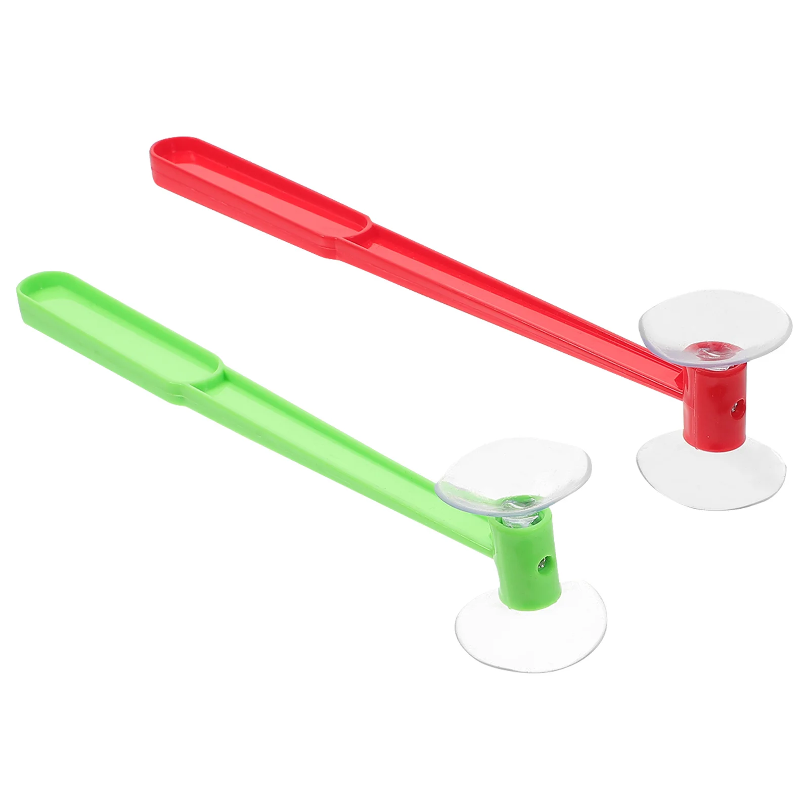 

2Pcs Mini Hammer Game Tool with Suction Cup Design Hard Smooth Plastic Mallet for Children Educational Activity Fun Cheering