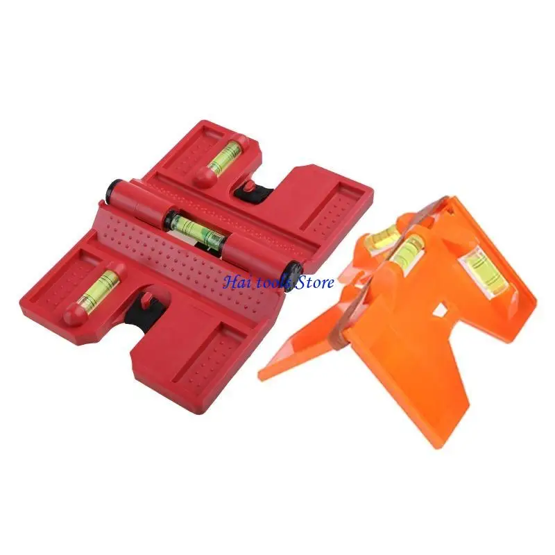 X37E Compact Post Level Tool Inclinometer Gauge Spirit Level Magnet