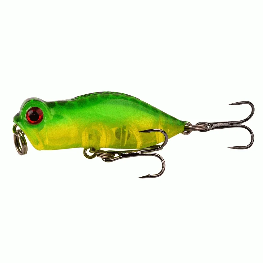 Mini Popper Fishing Lure 4cm 3g Topwater Hard Bait Artificial Pesca Wobblers Crankbait Plastic Poper Lures Fishing Tackle