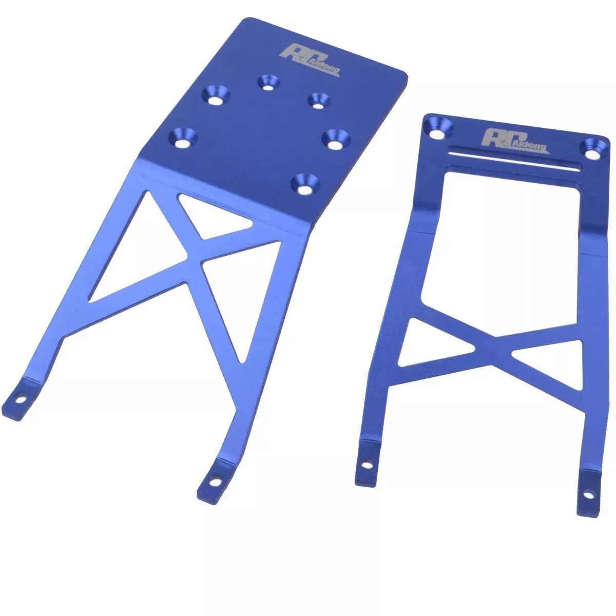 Placa antiderrapante traseira dianteira de alumínio compatível com Traxxas Stampede VXL XL-5 Craniac Skully 2WD