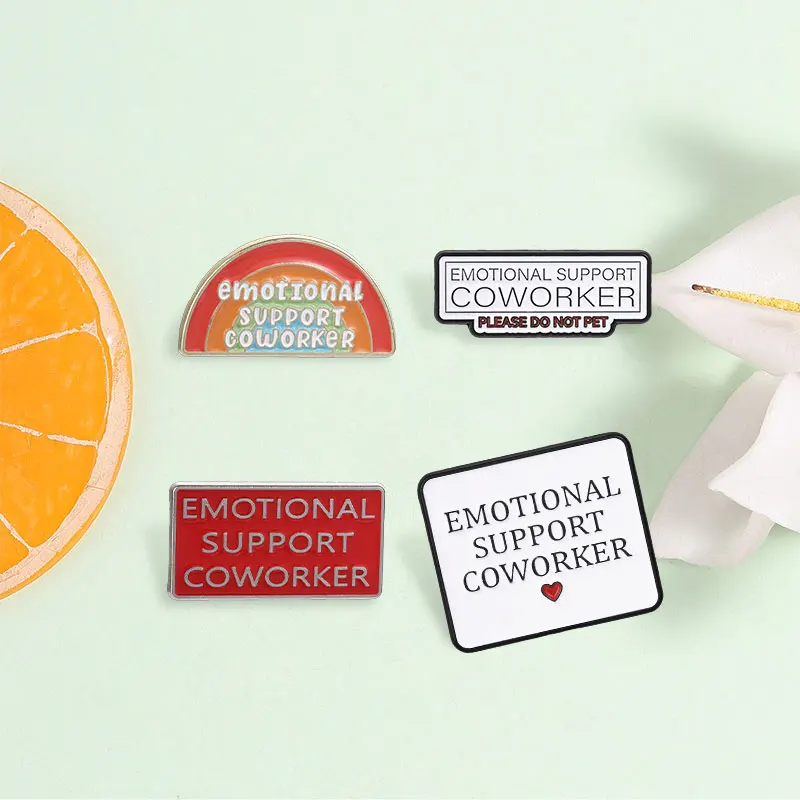 Lustige Emaille-Pins mit positiven Zitaten: Spanische Latino-Slang-Broschen, Emotional Support Coworker Abzeichen, Schmuckgeschenke für Freunde – Detail 10
