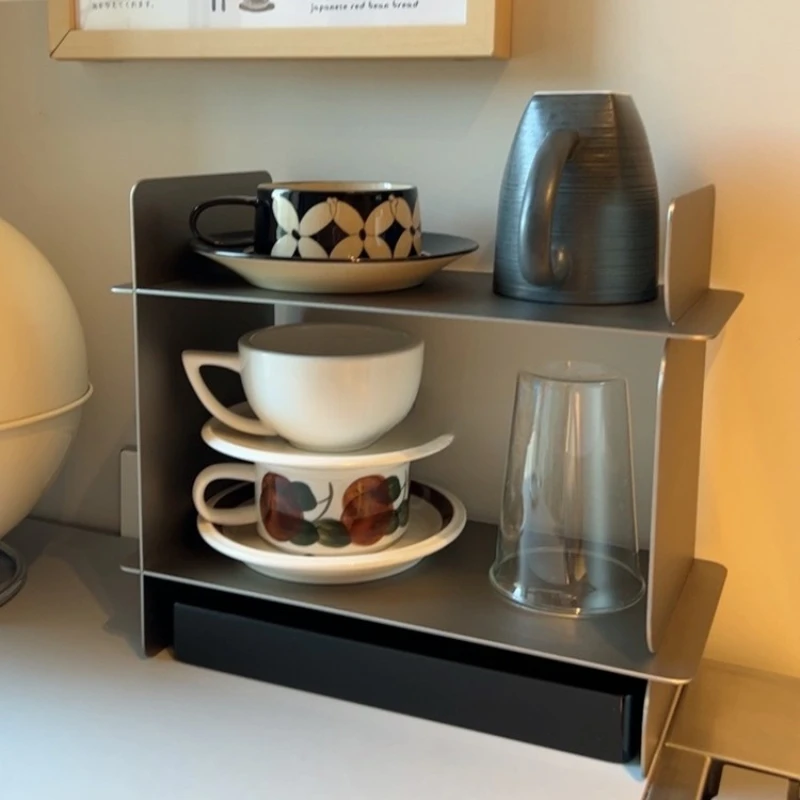 

Coffee cup storage rack, multi-layer desktop cup rack, tea cup storage and organization display