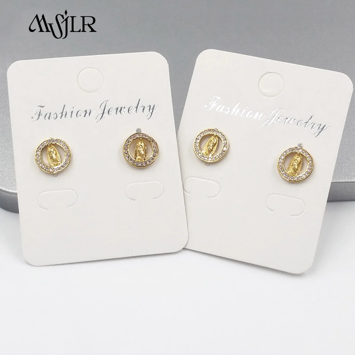 

WT-MVE079 WKT 2023 Beautiful Style Colorful Cubic Zircon Sunflow Shape Earrings Virgin Marry Earrings For Girl Accessories