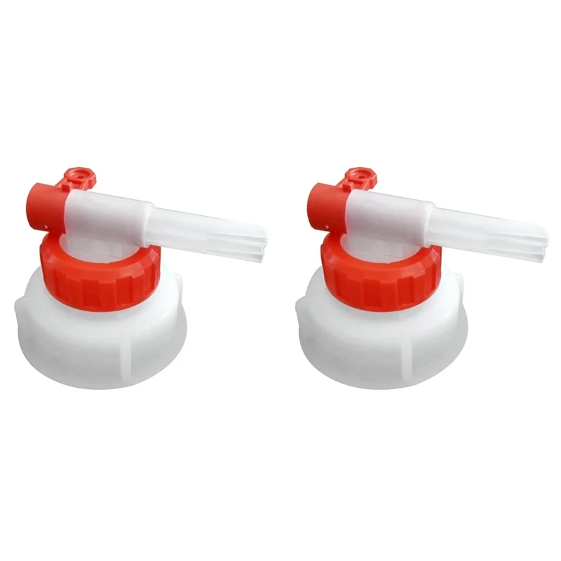 2X Spout Tap For Canister With DIN 51 Thread Tank Tap Ton Bucket Valve Adapter Threaded Connector Irrigation Switch