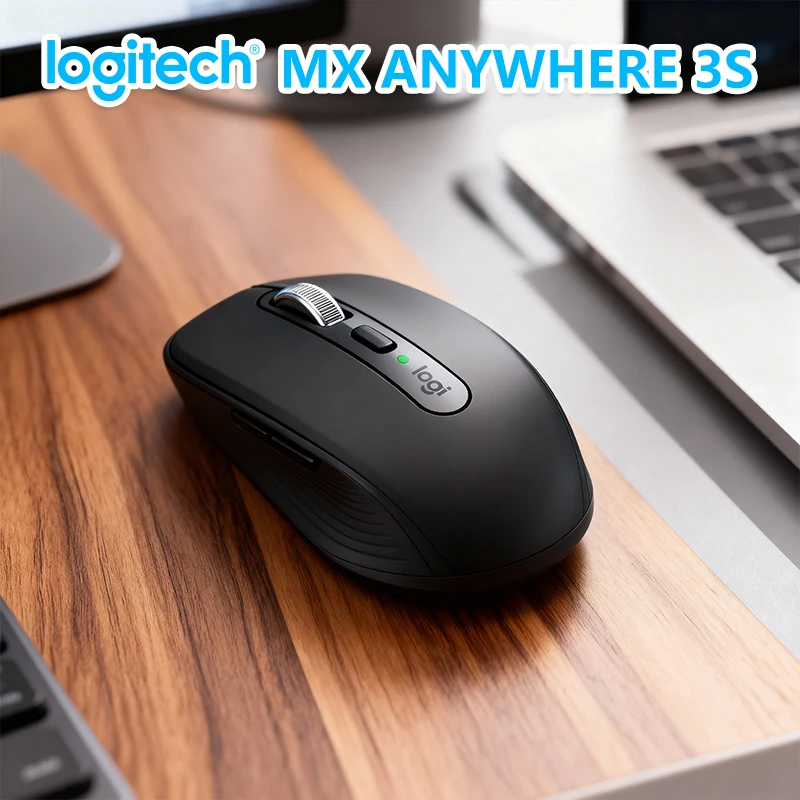 

Logitech MX Anywhere 3S Compact Performance Mouse Ergonomic Design Rechargeable Fast Scrolling for Laptop PC Mac