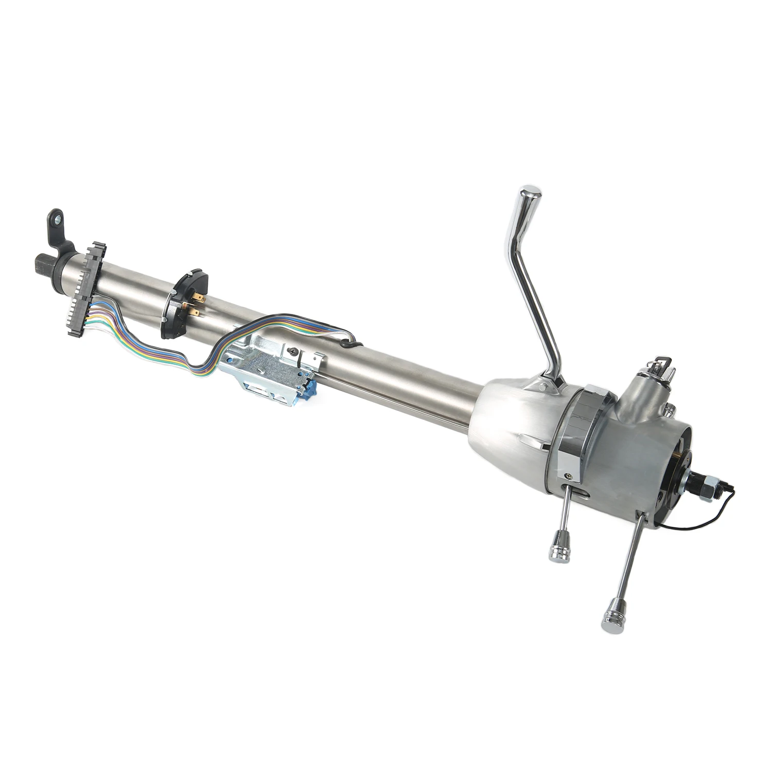 Hot Selling 32 Inch Chrome Automatic Universal Tilt Steering Column with Ignition Key Hot Rod Parts