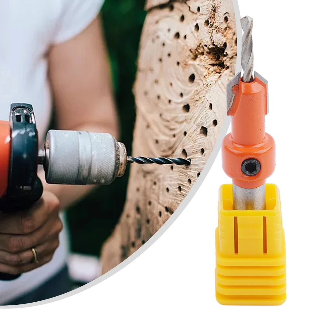 Countersink Countersink Drill For Countersinking For wood Hole opener Pratical Shank Spray Wood Aluminum Alloy Wood Hole