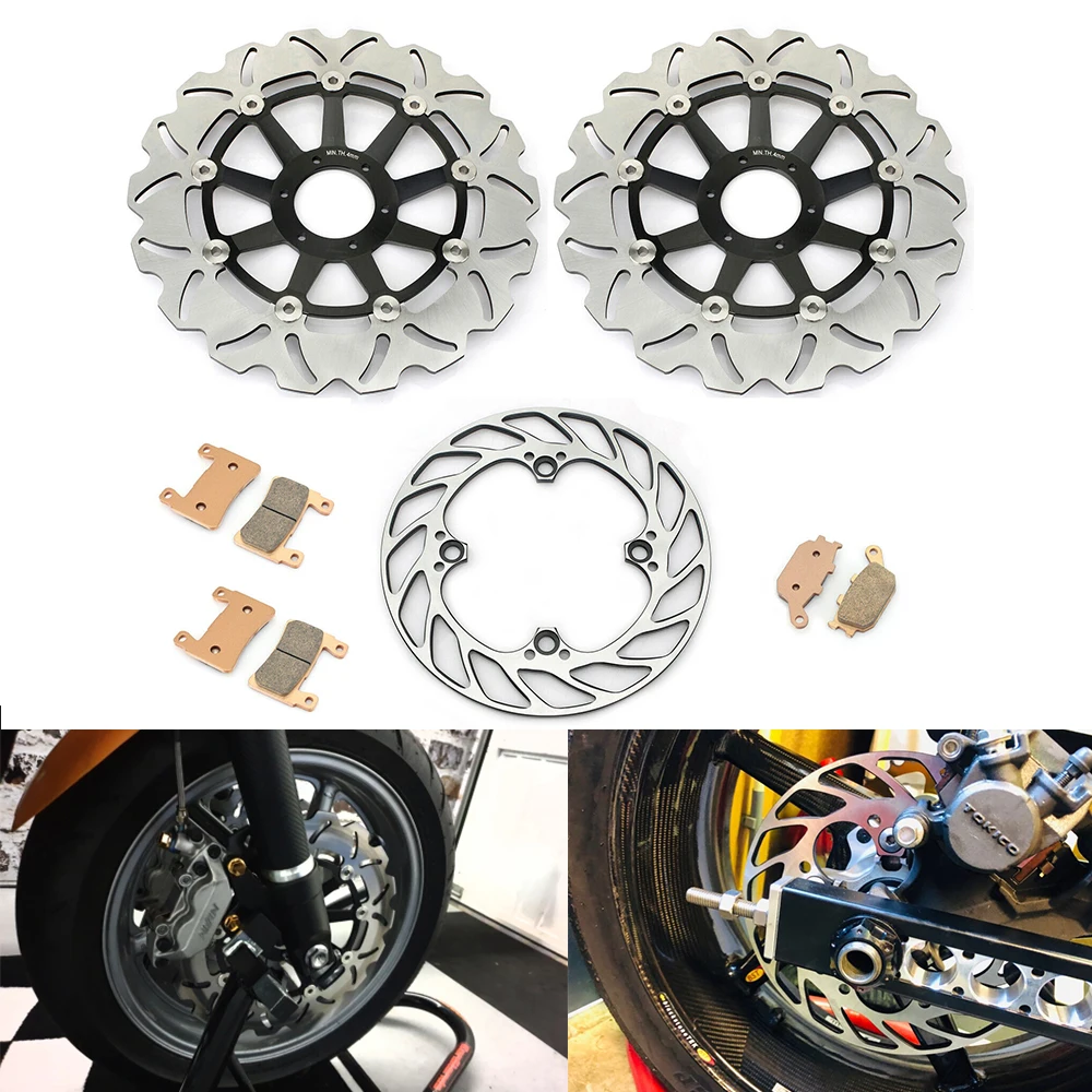 Front Rear Brake Discs Rotors Pads For Honda CBR900RR Fireblade 94 95 96 97 98 99 00 01 02 03 CBR929RR 00 01 CBR954RR 2002 2003