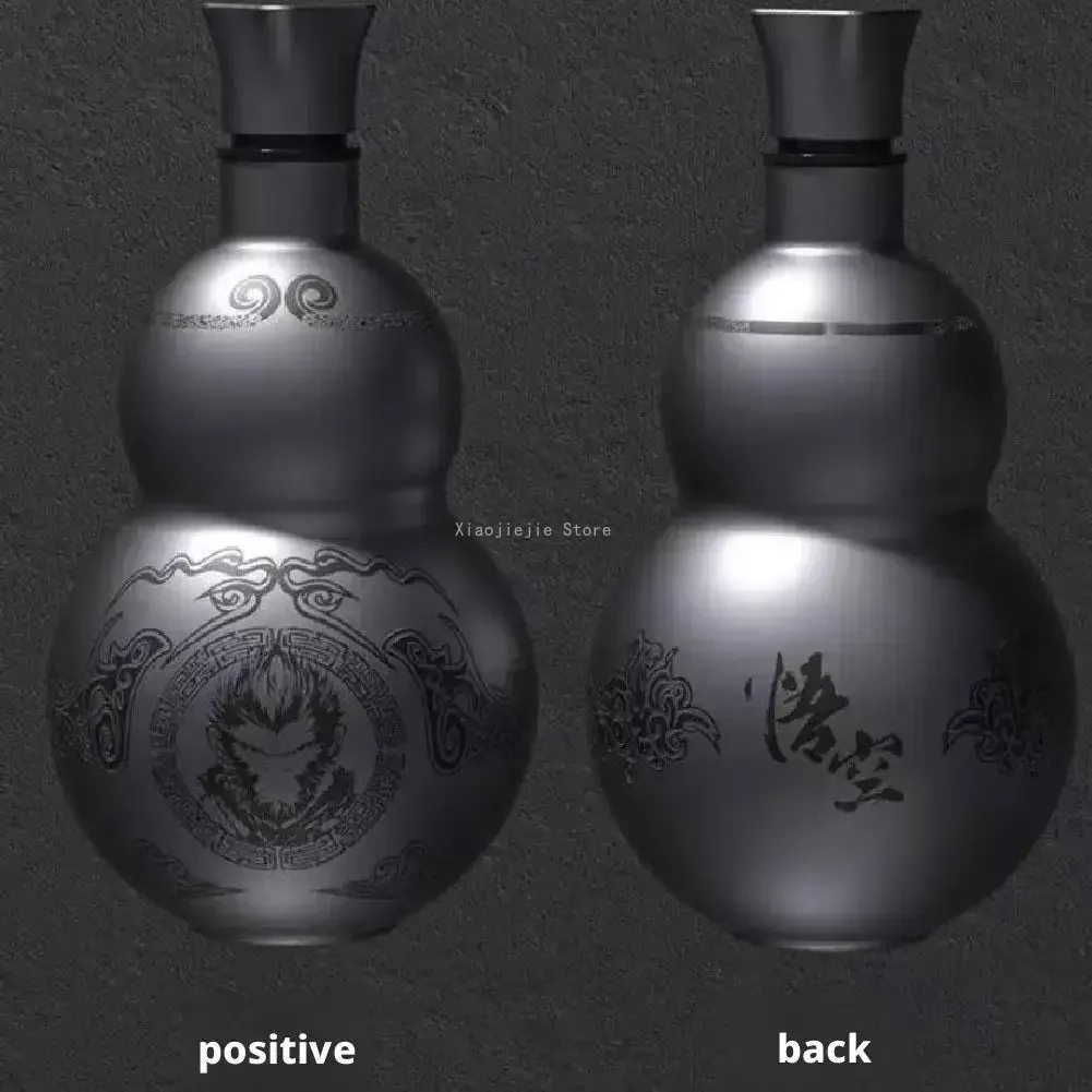 Portable Wukong Theme Stainless Steel Gourd Style Water Bottle Large Capacity Thermal Insulation Cup Game Fans Men Boy Gift