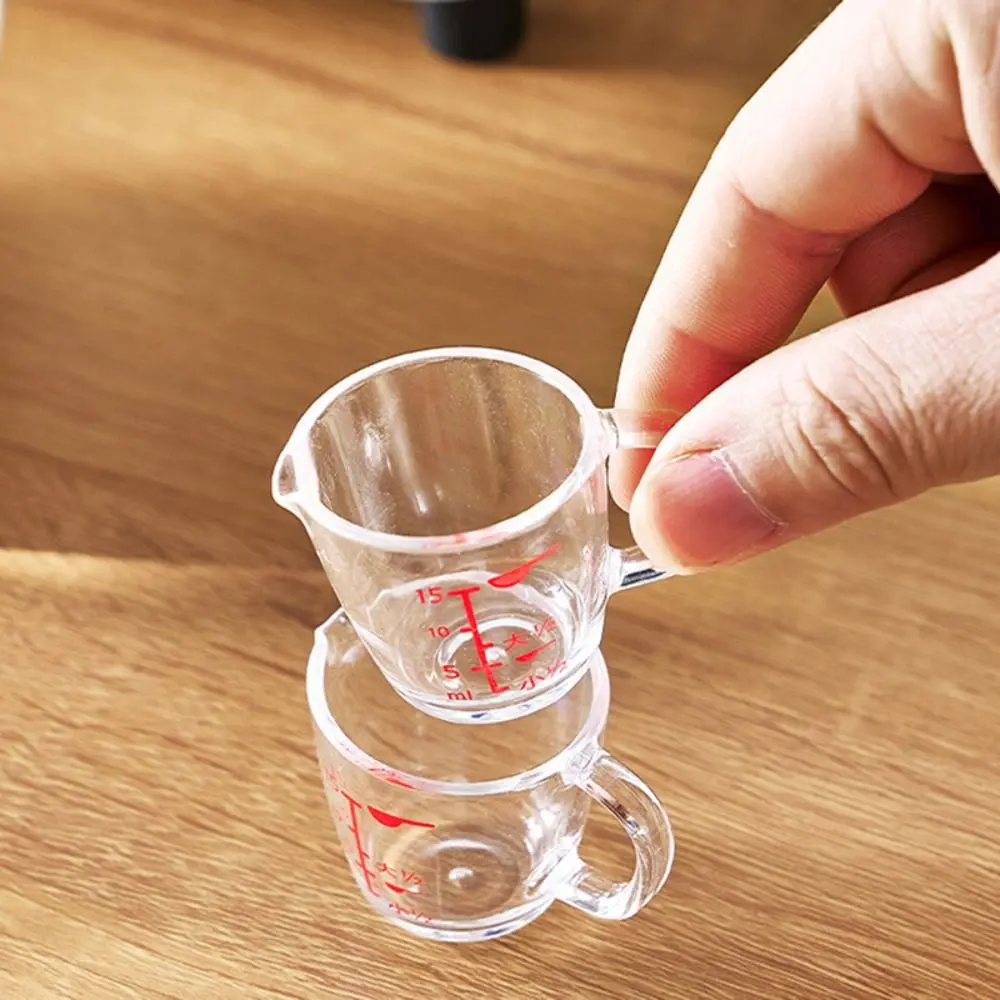 15ml Coffee And Milk Cup Small Measuring Cup With Mini Scale,Glass Measuring Cup,Espresso Measuring Cup,Shot Glass