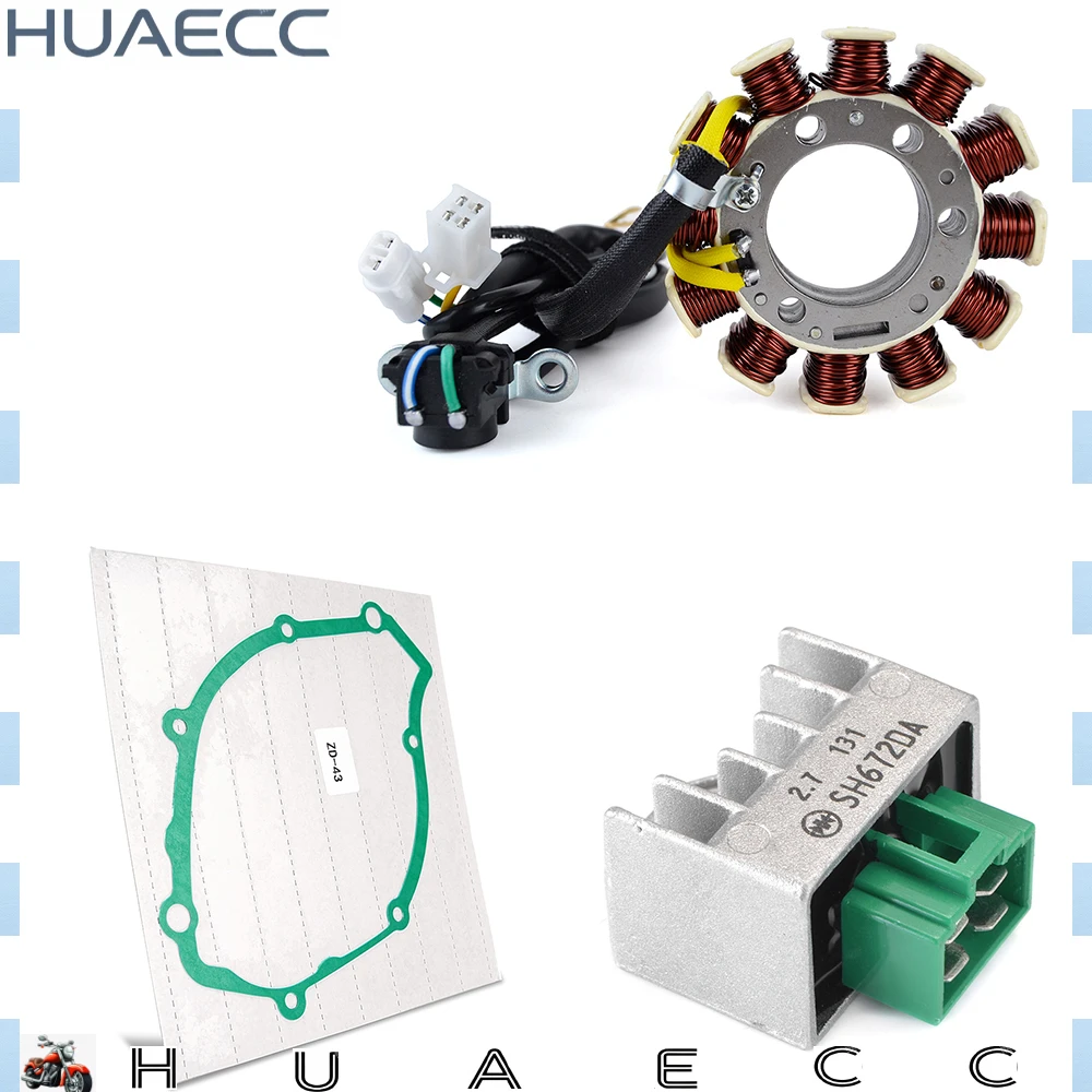 

Для Yamaha XT125 XT125R XT 125 XT125X 2005-2006 5HH-E5451-00 5RN-H1960-00 3D6H141000 катушка статора + прокладка + регулятор-выпрямитель