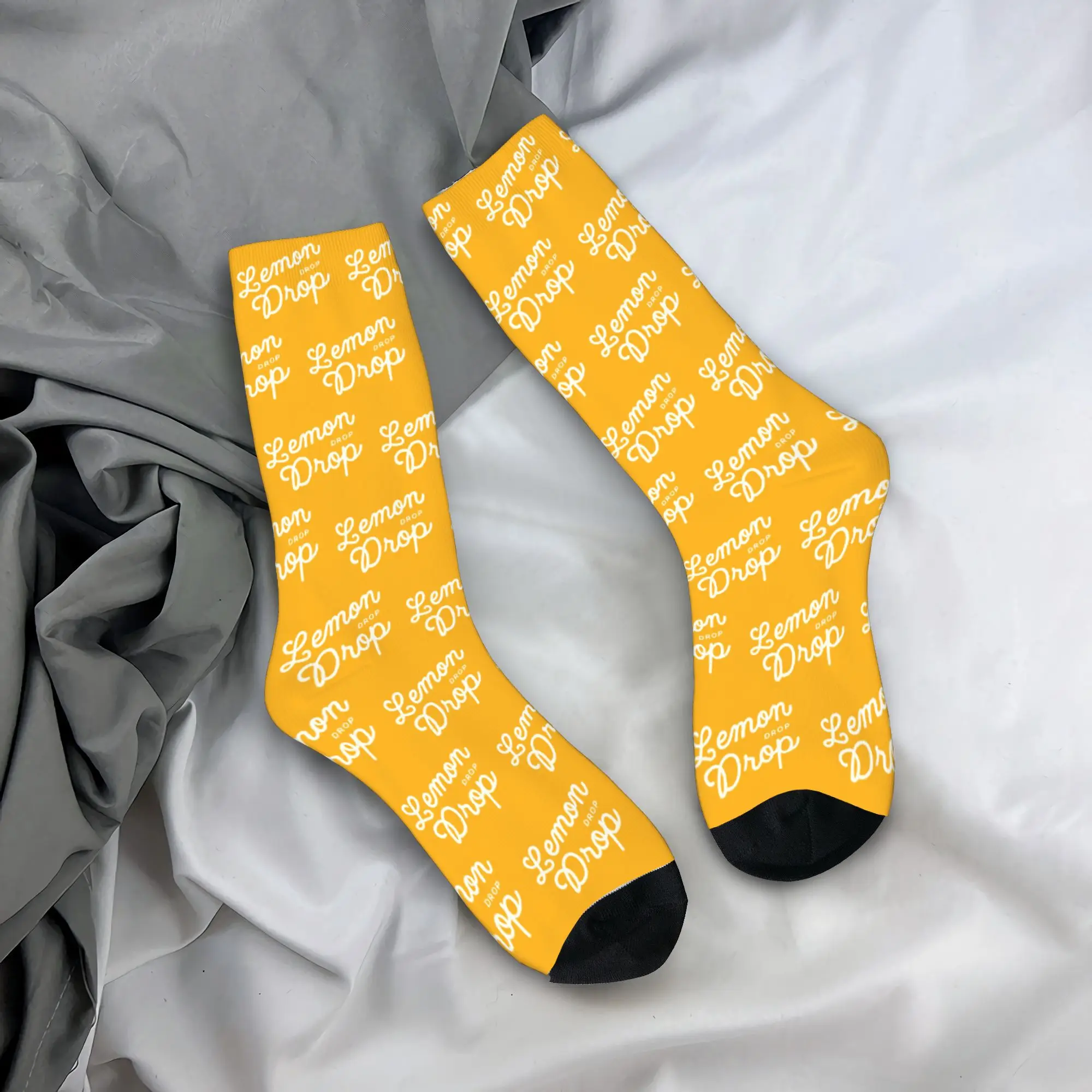 

Men Socks Lemon Drop Album Stockings Non Slip Soft Socks Autumn Casual Pattern Running Socks